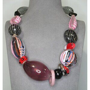 "Lady of Venice "  Murano Necklace